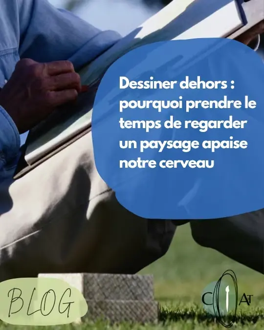 Dessiner dehors : pourquoi le dessin en plein air apaise