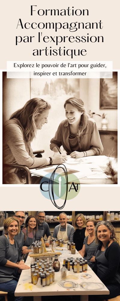 Formation professionnelle certifiante a distance caoching art therapie accompagnant art