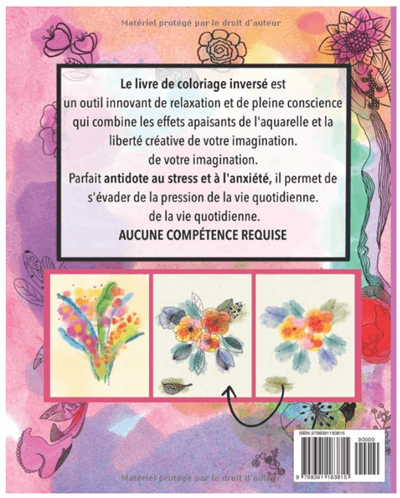 Livre de coloriage inverse pour les debutants bella swang