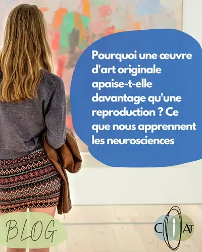 Une œuvre d'art originale apaise davantage le stress