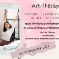 Semaine 15 minutes de lacher prise par coaching art therapie