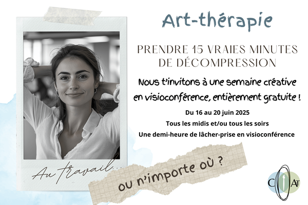 Semaine gratuite art therapie en visioconference lacher prise